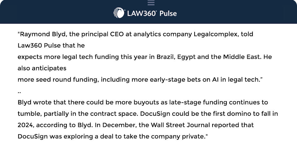 Funding 2023 Law360