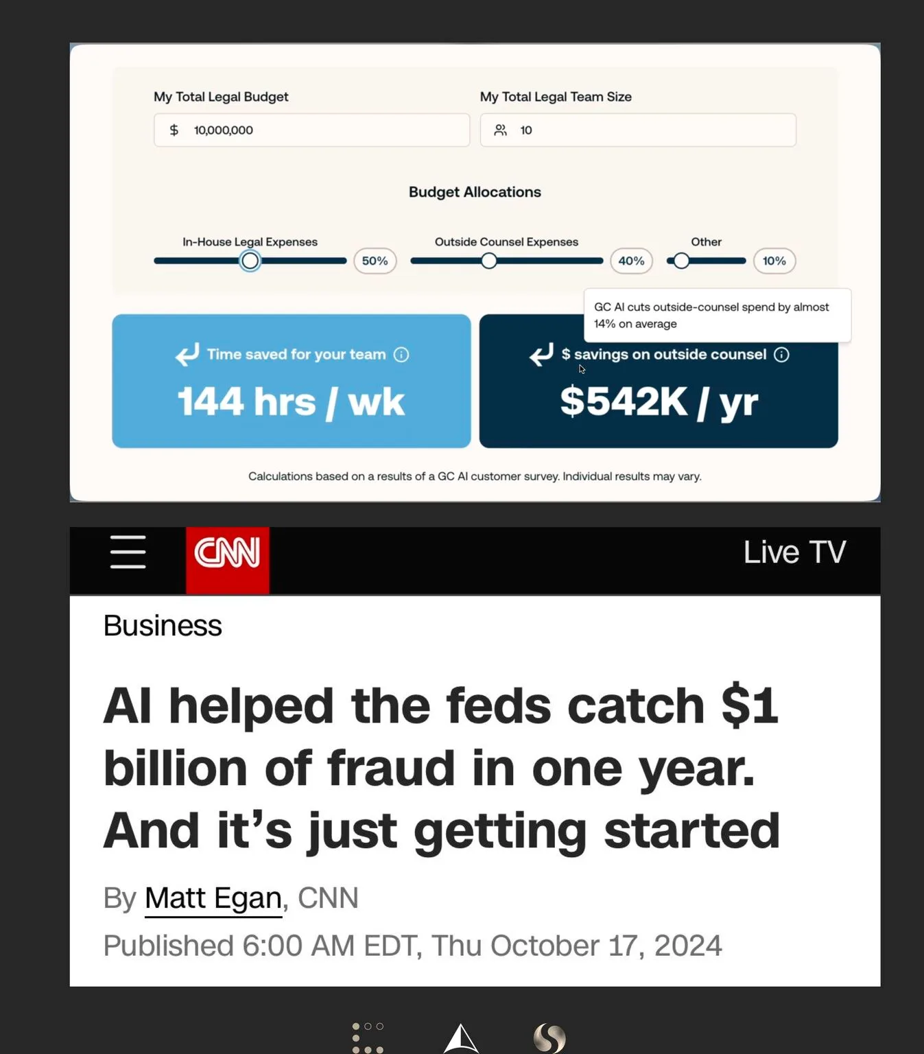 Legal AI ROI only makes sense for companies, not for law firms? Evidence and rules...
