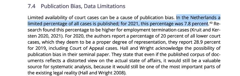 My friend Diederik M. published a paper and I'll let you in on our legal system dirties little secret: it's bias